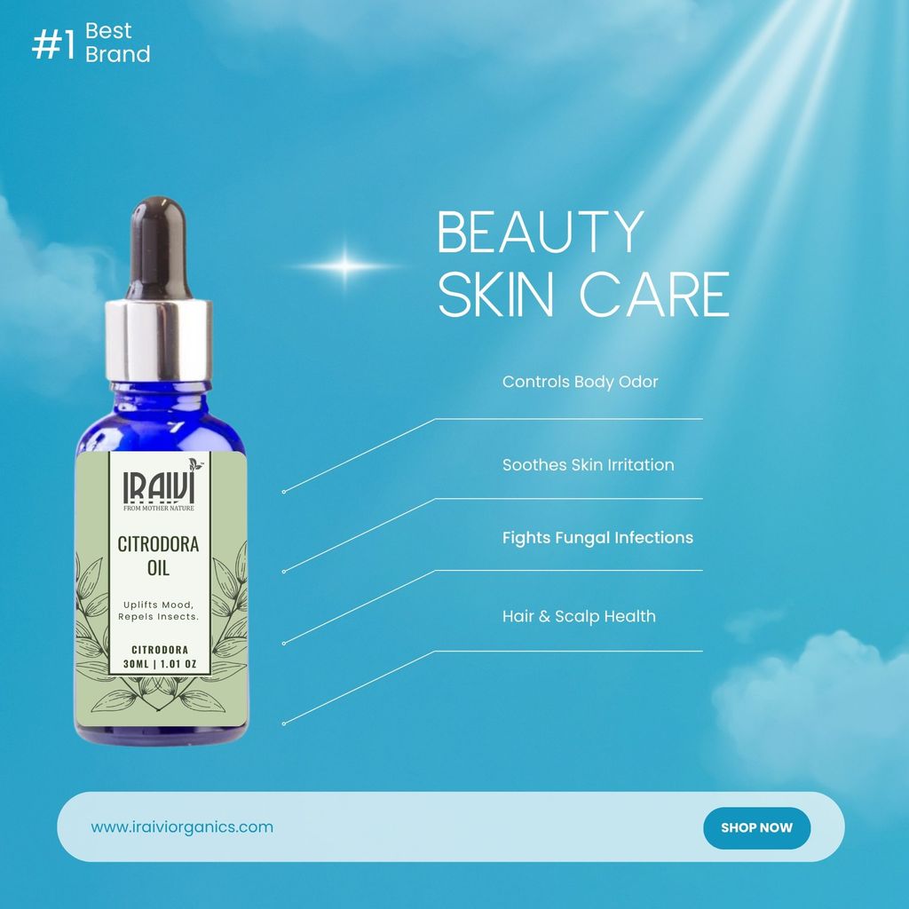 Iraivi Premium Citrodora Oil | Pure & Natural by Iraivi Organics view 2