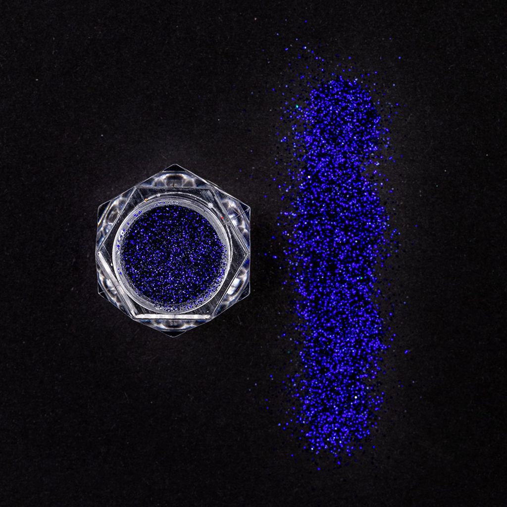 BOBI Blue Loose Holographic Glitter Eyeshadow (10gm) view 2