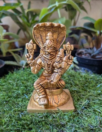 Brass Nag Narasimha Lakshmi Swami