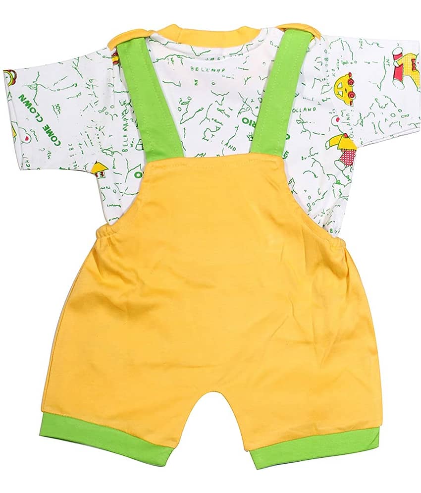 Babeezworld Baby Girls 100% Cotton Bodysuit ( Multi Color ) view 2
