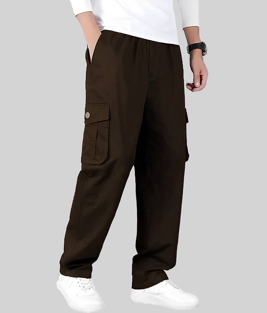 Reoutlook Regular Flat Men's Cargos - Grey ( Pack of 1 ) view 2