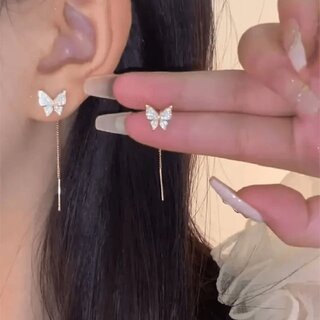 Golden Butterfly Shape Korean earring