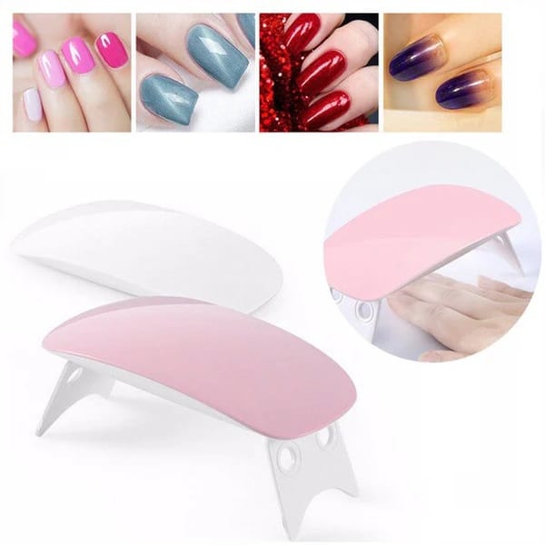 Lifeori UV Lamp LED Light USB for Resin Nail Polish Fast Curing Ultraviolet Rays Mini Dryer Machine 6 Watts Cure Portable for Nail Gel Manicure Drying Tool for Artists Professionals with Free Nail File view 2