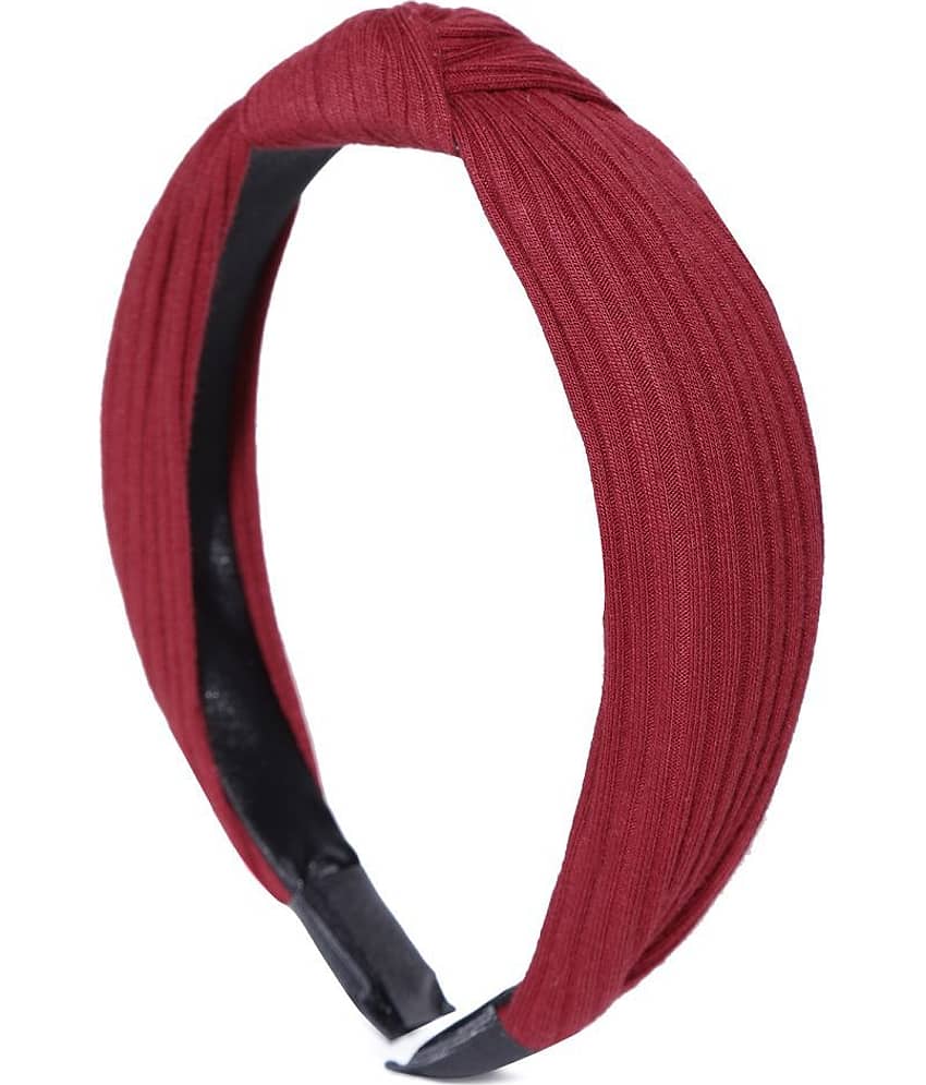 Prita Maroon Casual Hair Band view 2