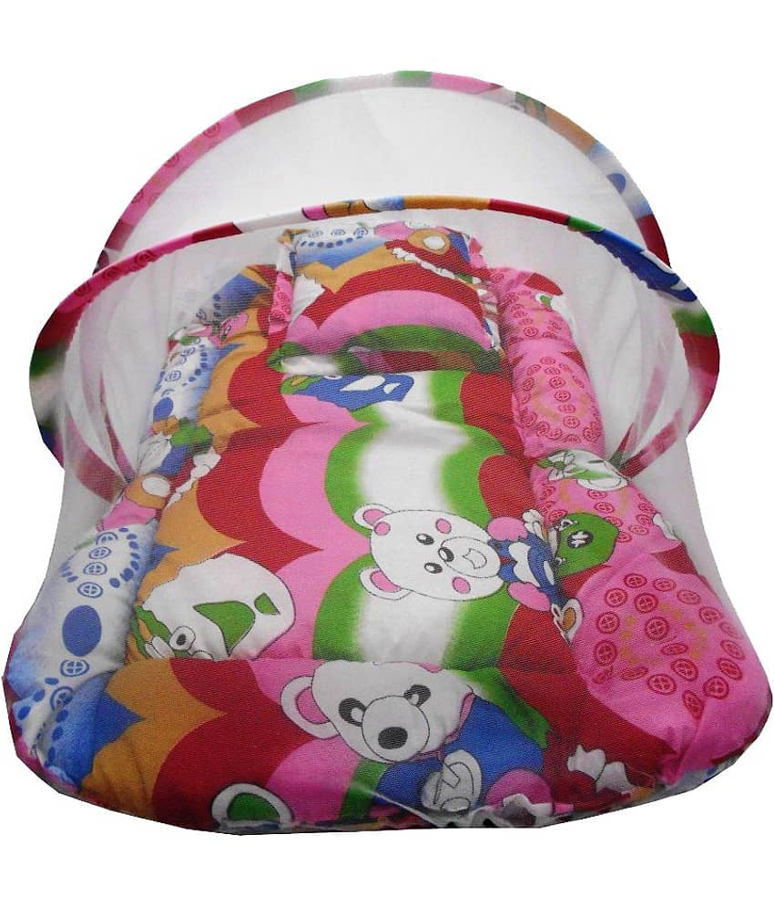 Silver Stone Multi-Colour Cotton Mosquito Net ( 78 cm × 49 cm)