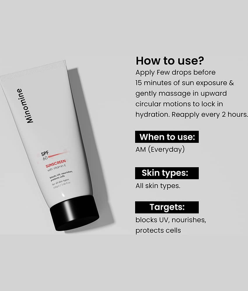 Minomine Dry Skin, Gamechangers Skincare Routine Kit for Unisex | Alpha Lipoic Cleanser, Hyaluronic Serum, PHA Face Toner, Marula Oil Moisturizer & SPF 60 Moisturizer view 2