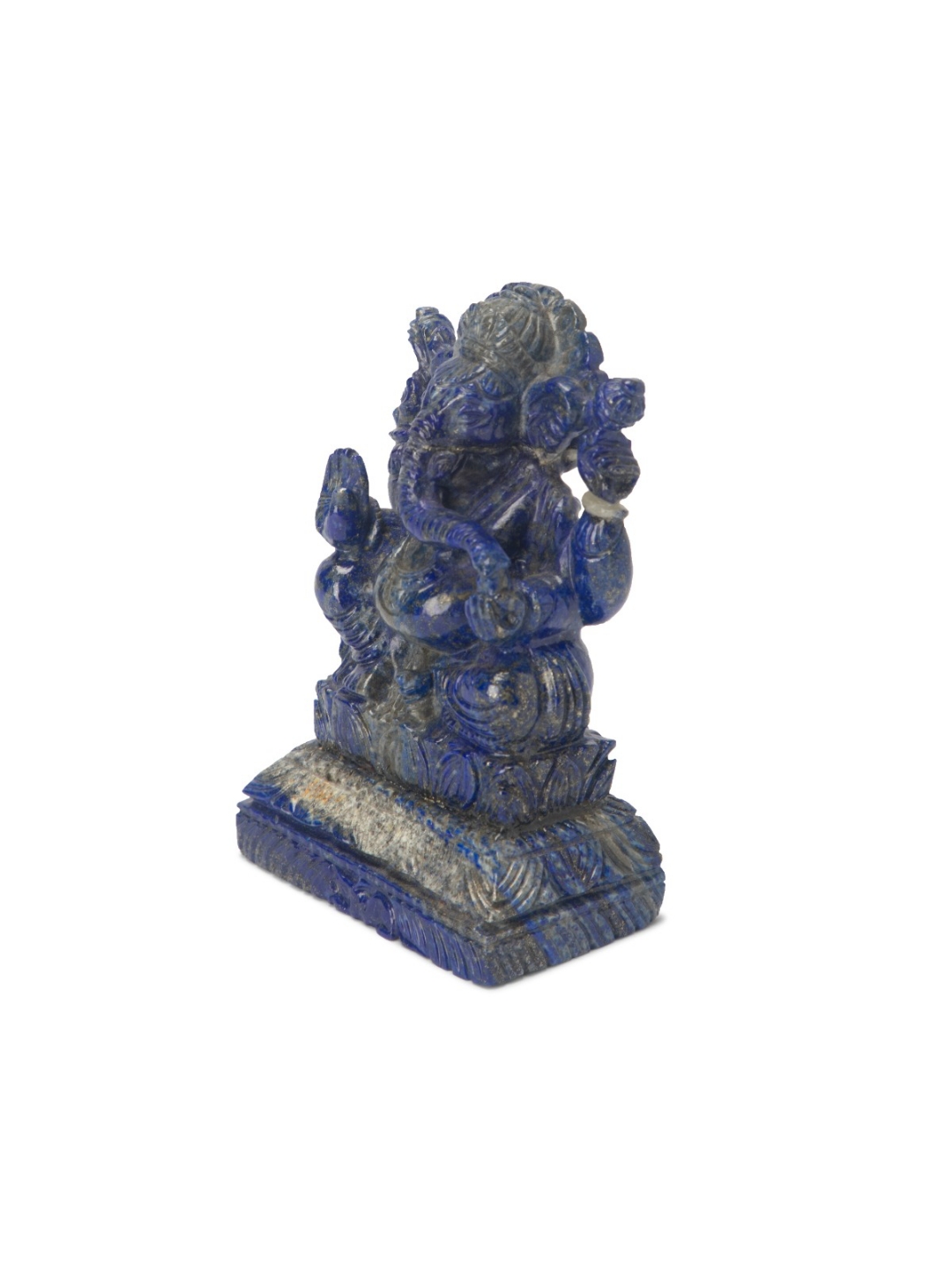 Lapis Lazuli Ganesha view 2