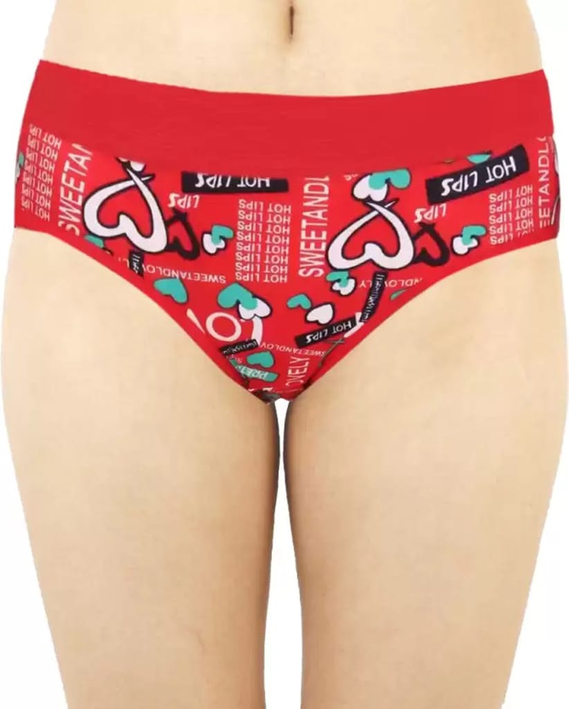 DOOZIE LOVEPLUS WOMEN'S HIPSTER MULTICOLOR COTTON PRINTED PANTY PACK OF 6 view 2