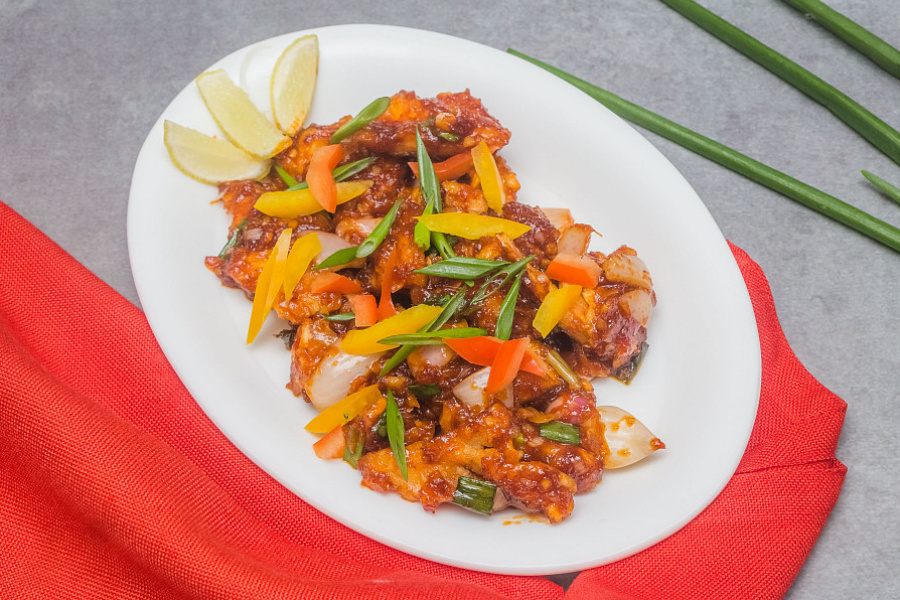 Crispy chicken thai style