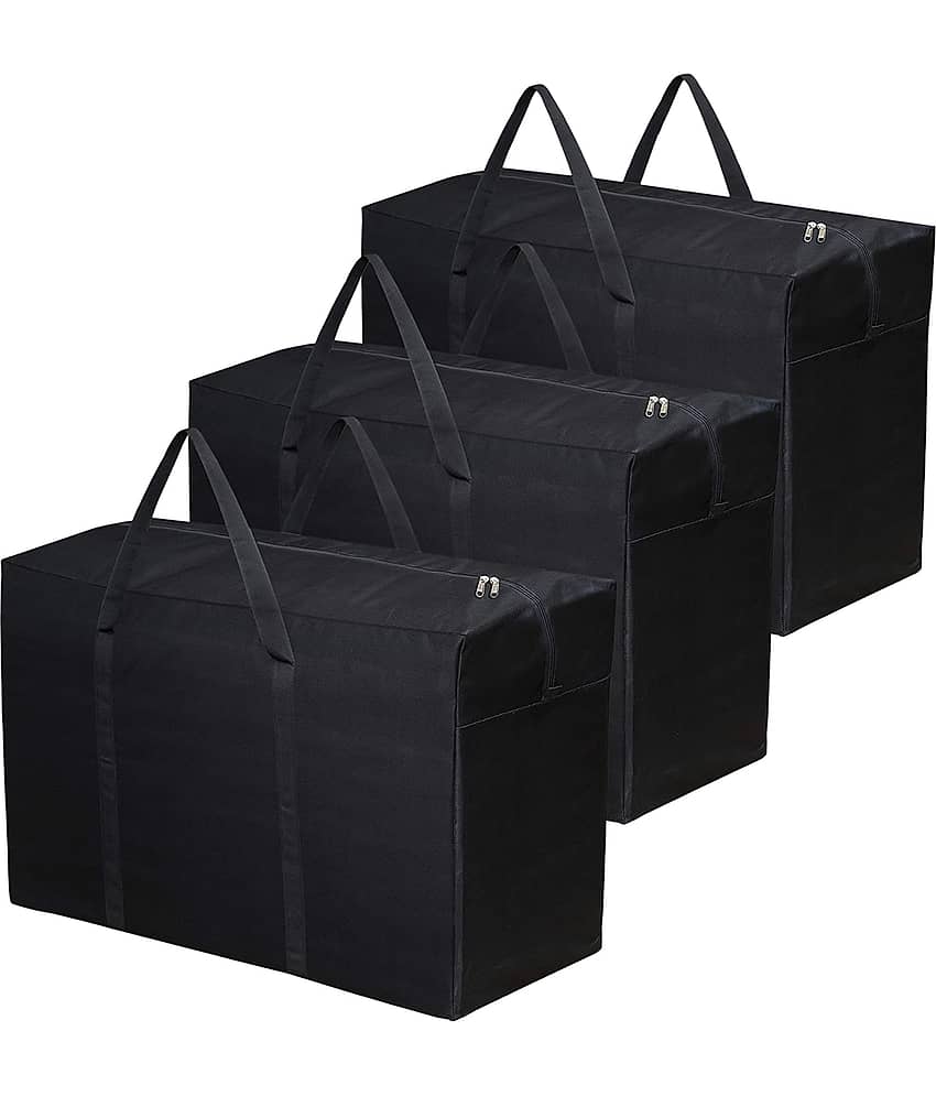 Waji Va Underbed Storage Organizer for Clothes Sarees Blankets and Toys Foldable Under Bed Box with Zip and Handle Dustproof Space Saving Non Woven Storage Bag for Home and Bedroom