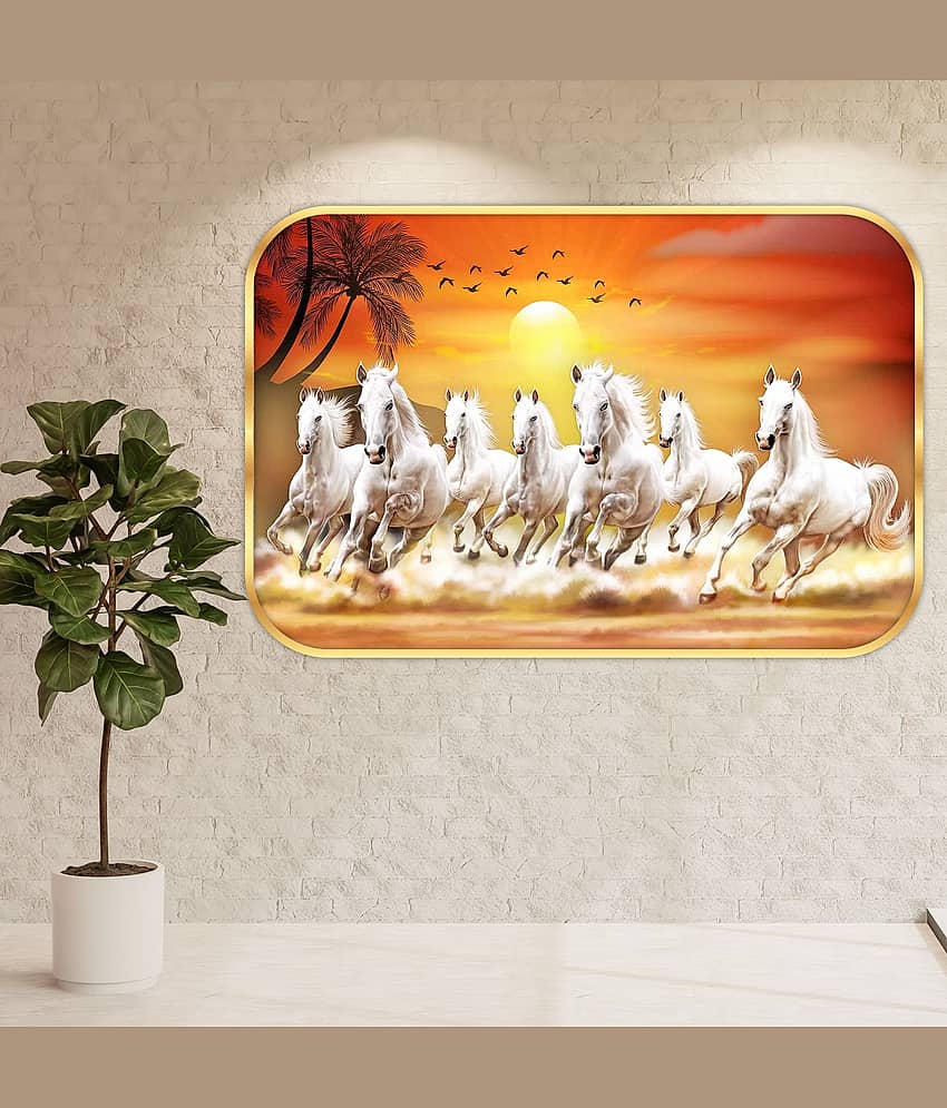 Saf Animal Painting With Frame view 2