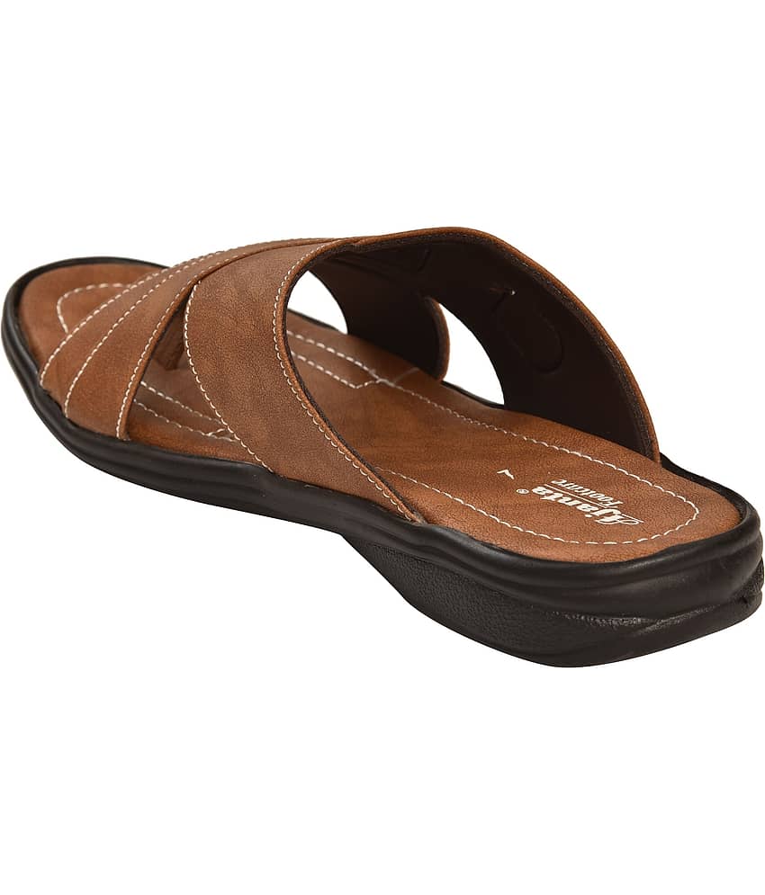 Ajanta - Tan Daily Slipper view 2