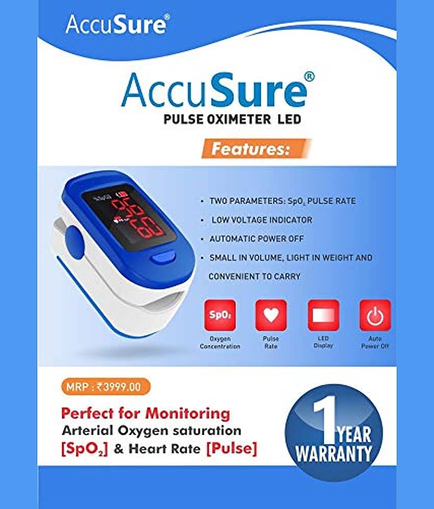 Accusure ACCUSURE PULSE OXIMETER FS10 Finger Tip view 2