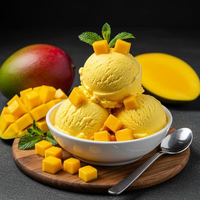 Alphonso Mango Ice Cream