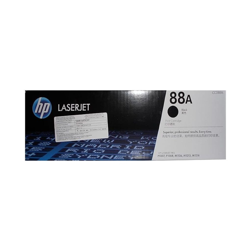 HP 88A Black Original LaserJet Toner Cartridge (CC388A) view 2
