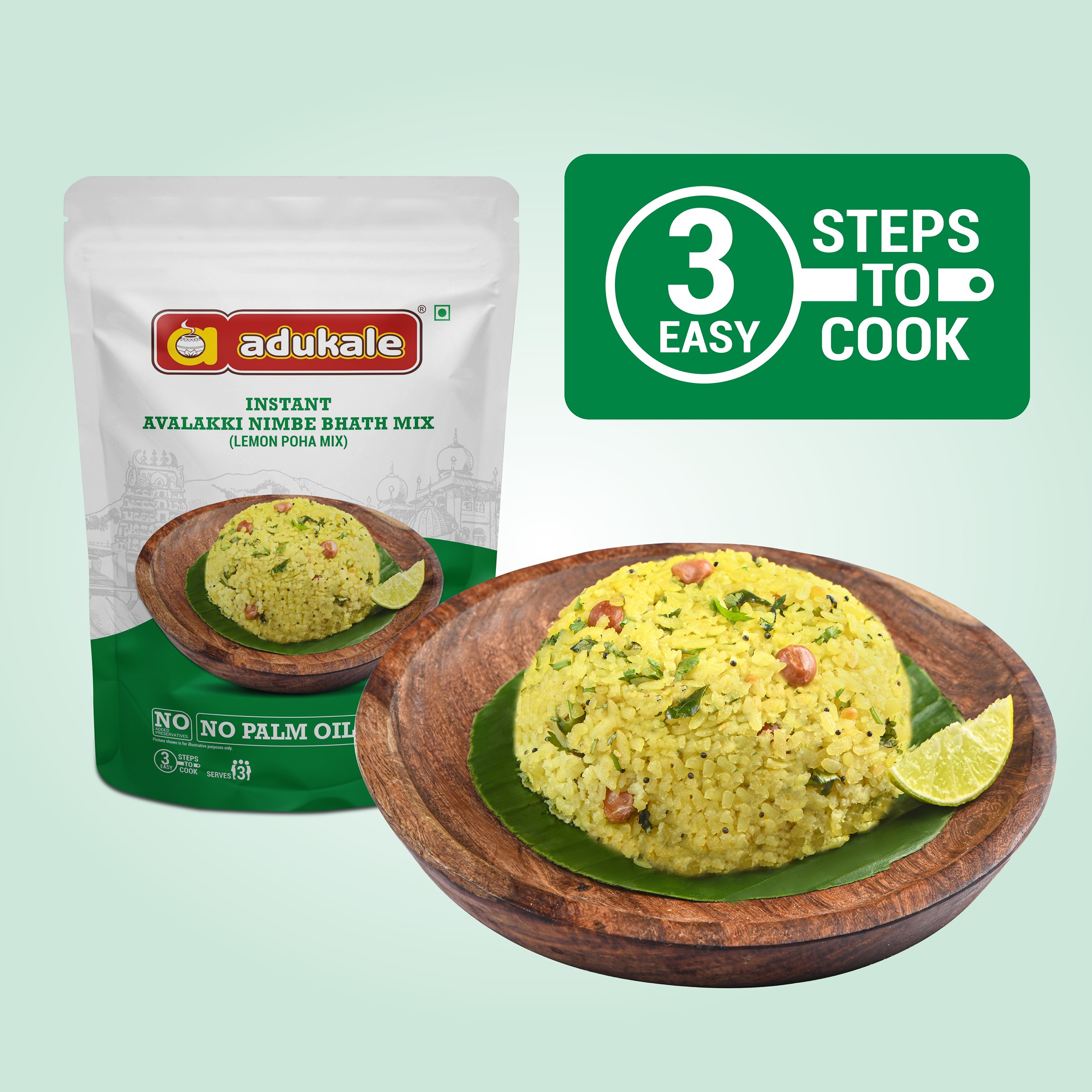 Instant lemon poha mix 250 gm