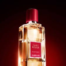Guerlain Habit Rouge Eau De Toilette 100ml for Men Premium Luxury Long Lasting Warm Spicy Woody Aromatic Classic Designer Fragrance view 2