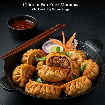 Chicken Pan Fried Momos