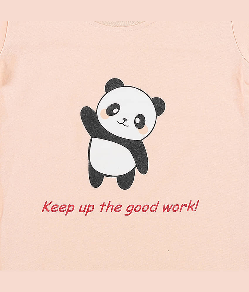 CATCUB Pack of 2 Unisex for Baby Cotton Blend T-Shirt ( Multi ) view 2