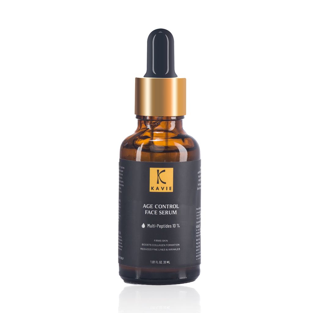 KAVIE Age Control Face Serum With Multi-Peptides 10% | Reduces Fine Lines & Wrinkles | Improve Skin Texture | Get Younger Looking Skin-Men & Women view 2