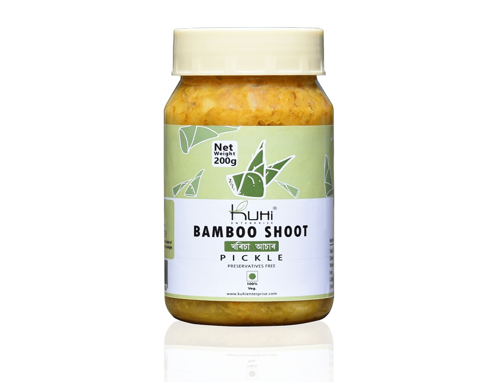 Kuhi's Bamboo Pickle made with King Chilli | Preservatives Free Pickle 200gm