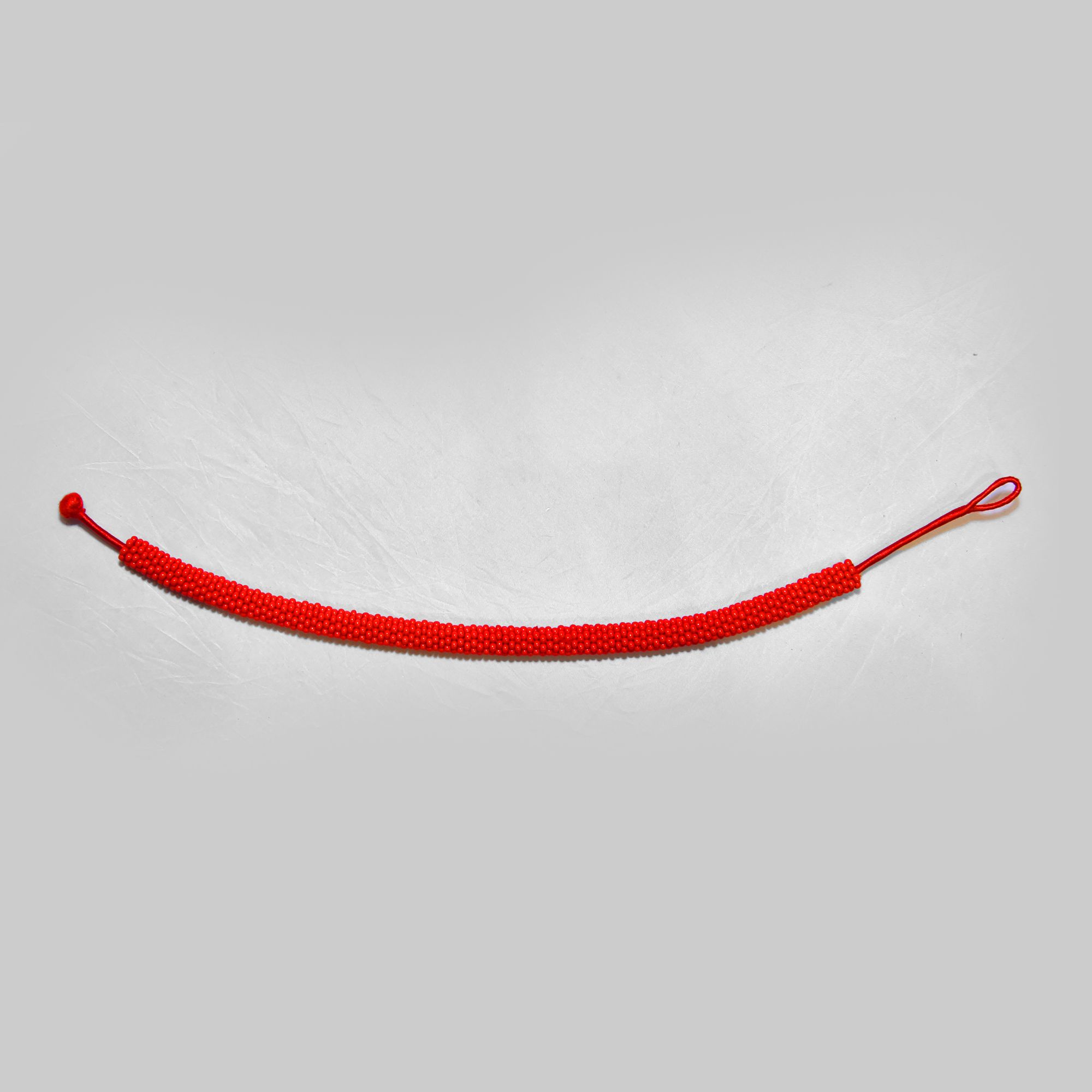 Tribes India Handcrafted Red Necklace view 2