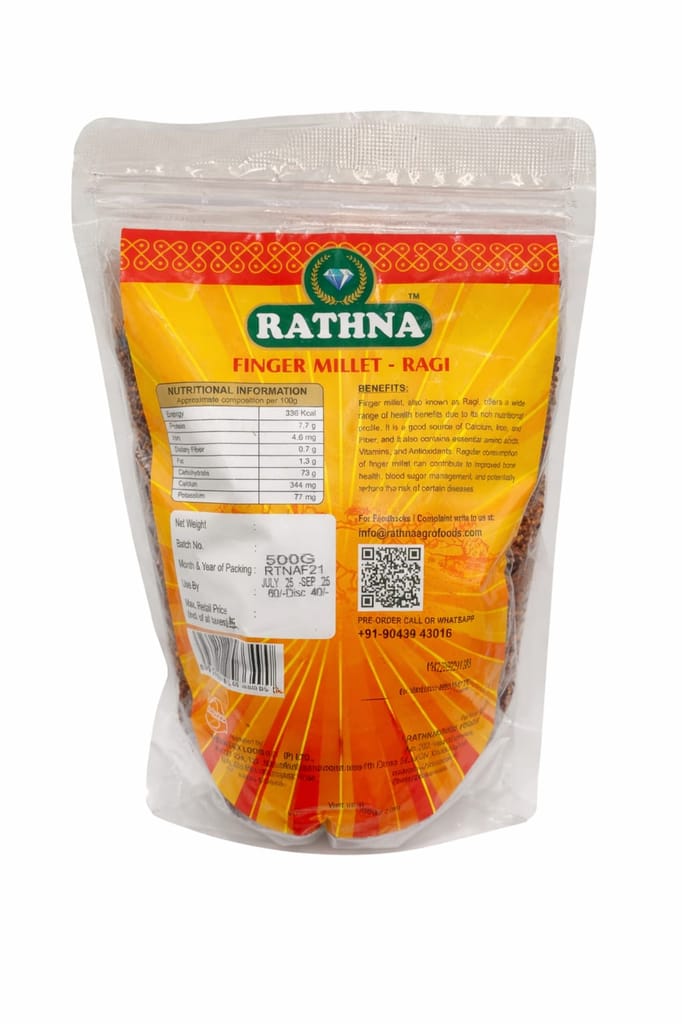 WHOLE RAGI FINGER MILLET Finger Millet (500 g) view 2