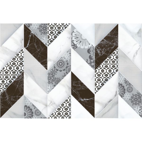 Orientbell Wall Tiles ODH Arrow Grey HL 6 Pcs view 2