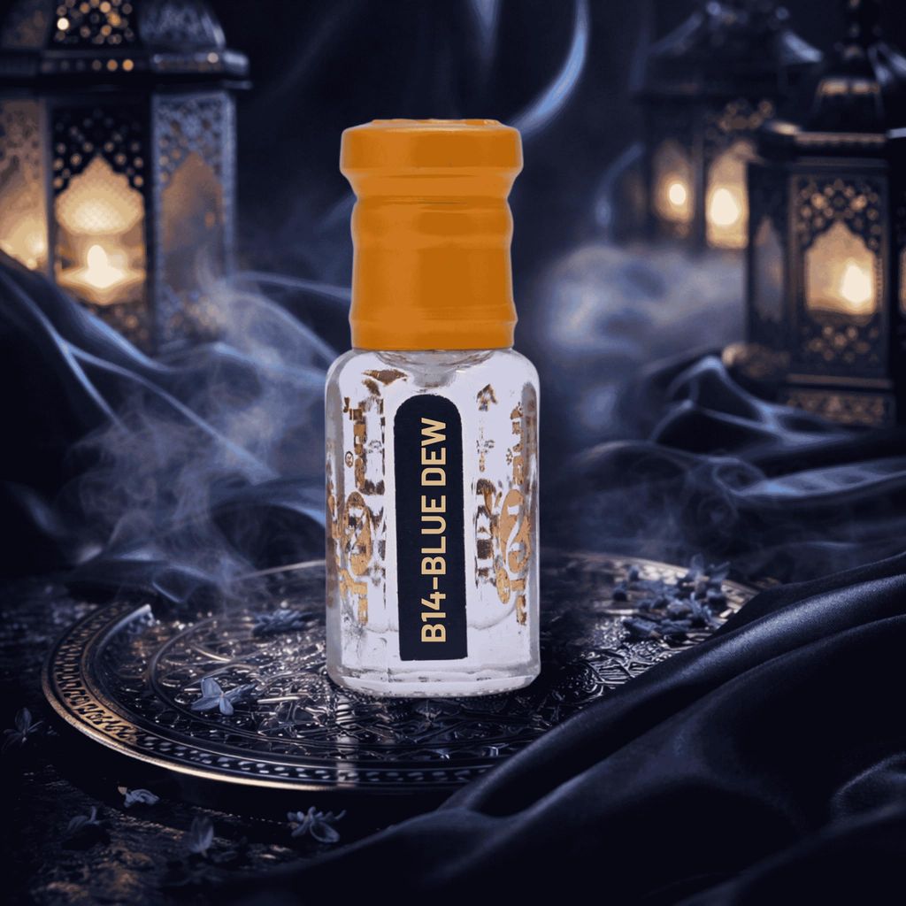 alNaqi Blue Dew Attar 6ml - Fresh Attar for Men, Long Lasting Aquatic Fragrance, Non Alcoholic Perfume Oil, Alcohol Free Blue Perfume view 2