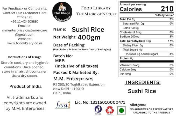 Food Library Japanese Sushi Rice view 2