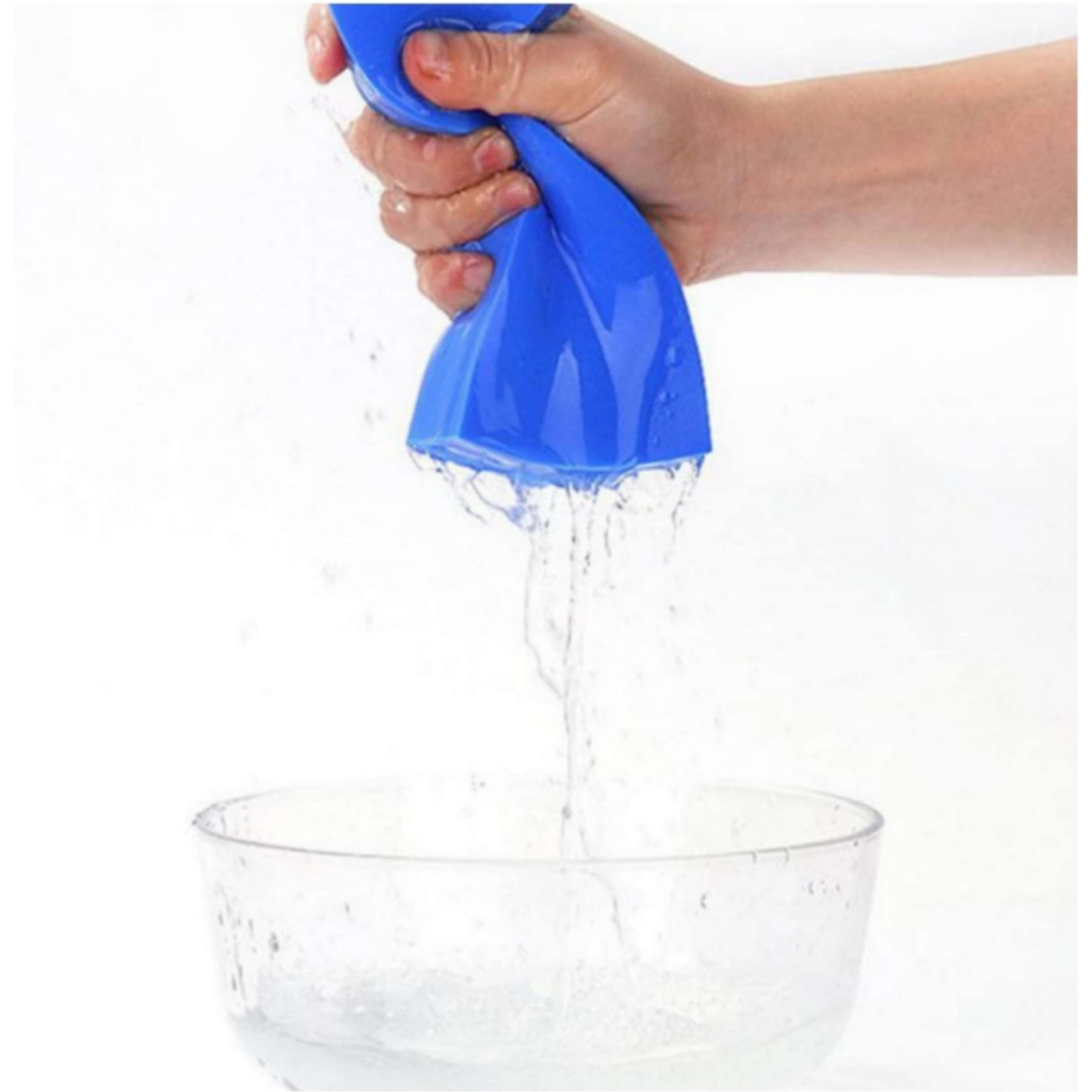 Qawvler Cleaning Magic Sponge Silicone Absorbent Water for Cars, Windows, Floors, Desks Multicolor (Pack of 1) Color - Multicolor, Size - Large view 2