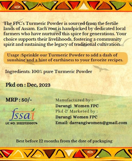 Turmeric Powder (Assam) 100 gm view 2