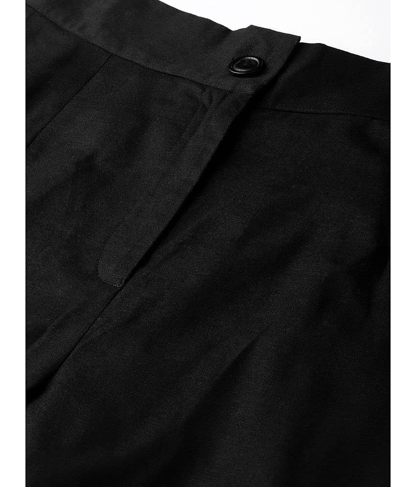 Juniper - Black Cotton Blend Women's Palazzo ( Pack of 1 ) view 2