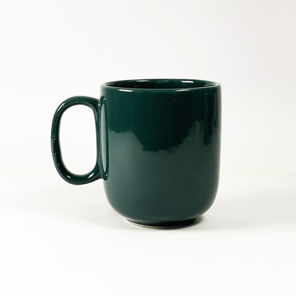 Heritales Temple Moss Ceramic Mug for Coffee, Milk & Tea Lovers – 350 ML | Handcrafted in India | Vegan, Bone China-Free | Microwave, Dishwasher & Freezer Safe | Premium Artisanal Mug– Set of 1
