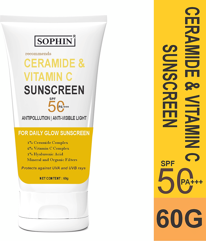 SOPHIN SPF 50 Sunscreen Cream For All Skin Type ( Pack of 1 )