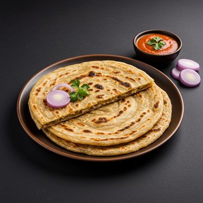 Plain Parantha 2 Pcs