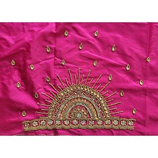 OMSAIFAB Cotton Silk Self Design Blouse Material view 2