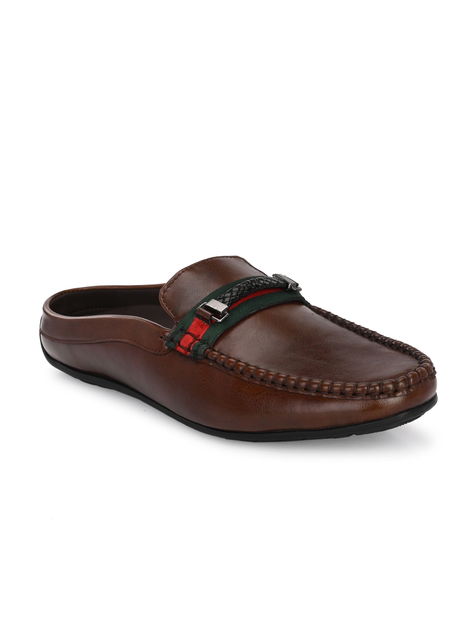 BUSKINS CASUAL MULES BA5659 BROWN view 2