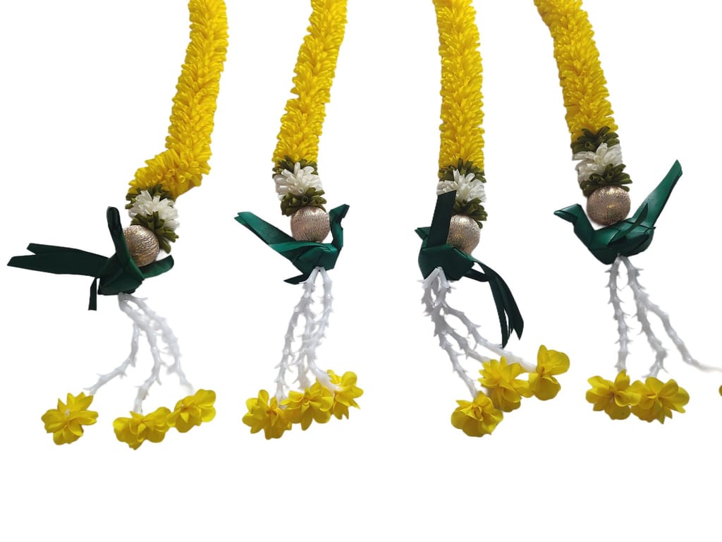 Yellow Garland of Flowers for Home Decor view 2