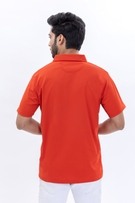 Aurora Red Polo T-Shirt view 2