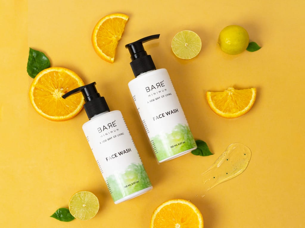 Bare Minimum vitamin B5 facewash 150 ml for tanned skin, Helps in Exfoliating and brightening skin face wash for women & men view 2