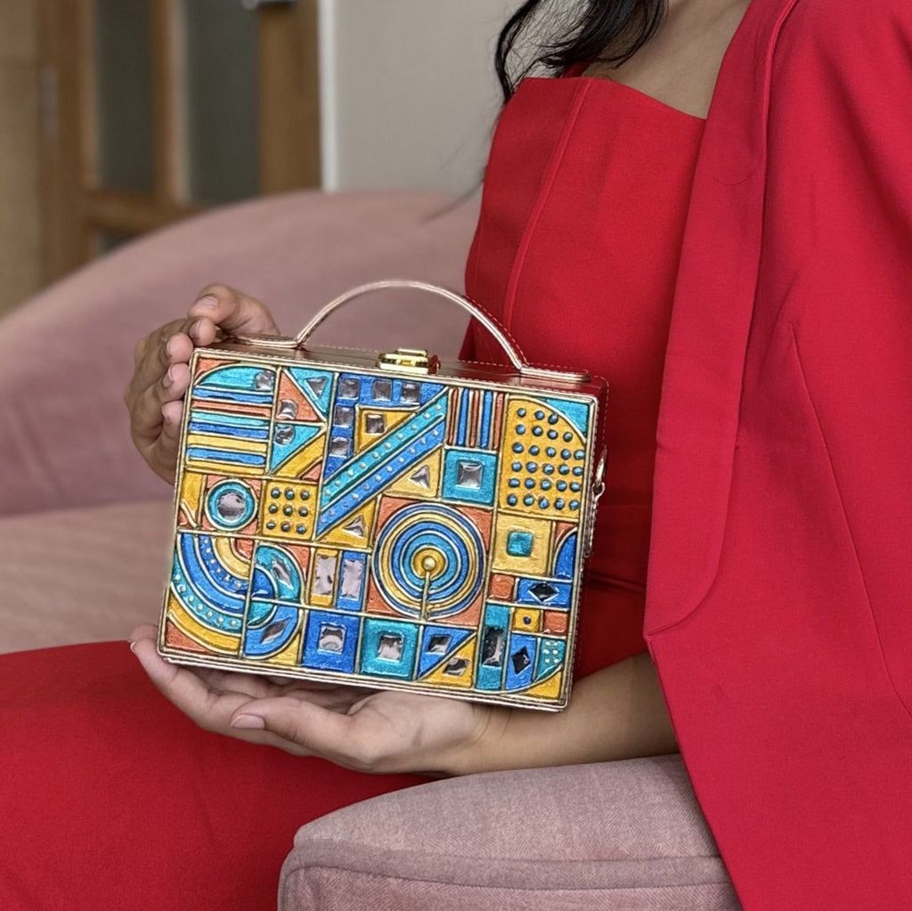 Opulent Aura Lippan Art Box Bag view 2