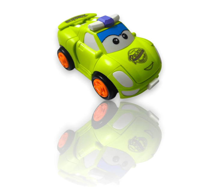 DGTAL GUMTI 2-in-1 Transformer Robot Car Toys for Kids | Friction-Powered Vehicle Playset | Cartoon Car to Robot Conversion | Friction-Powered Racing Car for Boys & Girls Transforming (Parrot Green) view 2
