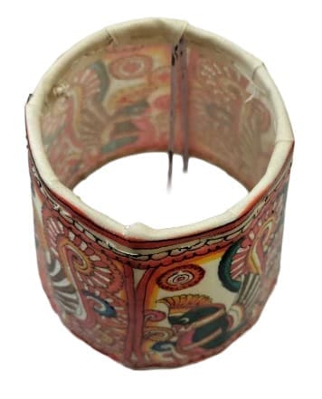 Hand painted pen stand view 2