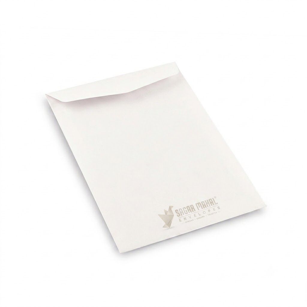 10 x 8 Inch White Laminated Envelope 115 GSM - Large White Laminated Envelope to Secure Documents, pack of 250 pcs view 2