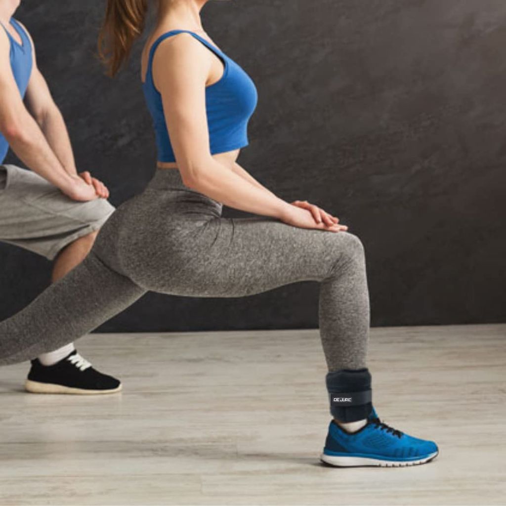 DE JURE FITNESS Ankle & Wrist Weight Set, Adjustable Strap view 2