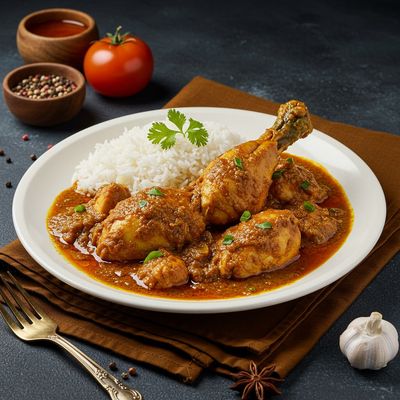 Chicken Curry Full Plate