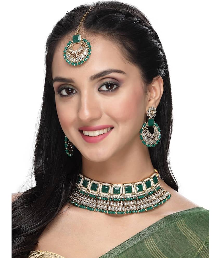 Sukkhi White Alloy Necklace Set ( Pack of 1 ) view 2