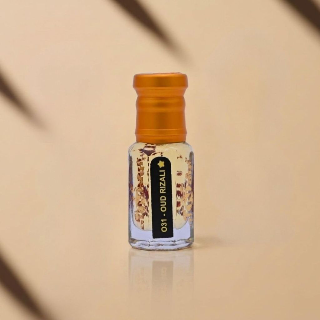alnaqi fragrances Oud Rizali Attar Perfume Oil| Unisex Arabian Attar| Alcohol-Free Roll-On| Long-Lasting Concentrated Perfume Oil with Rich Oud- Smoky Woody & Amber Notes view 2
