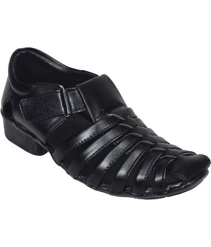 IndiForce - Black Men's Sandals
